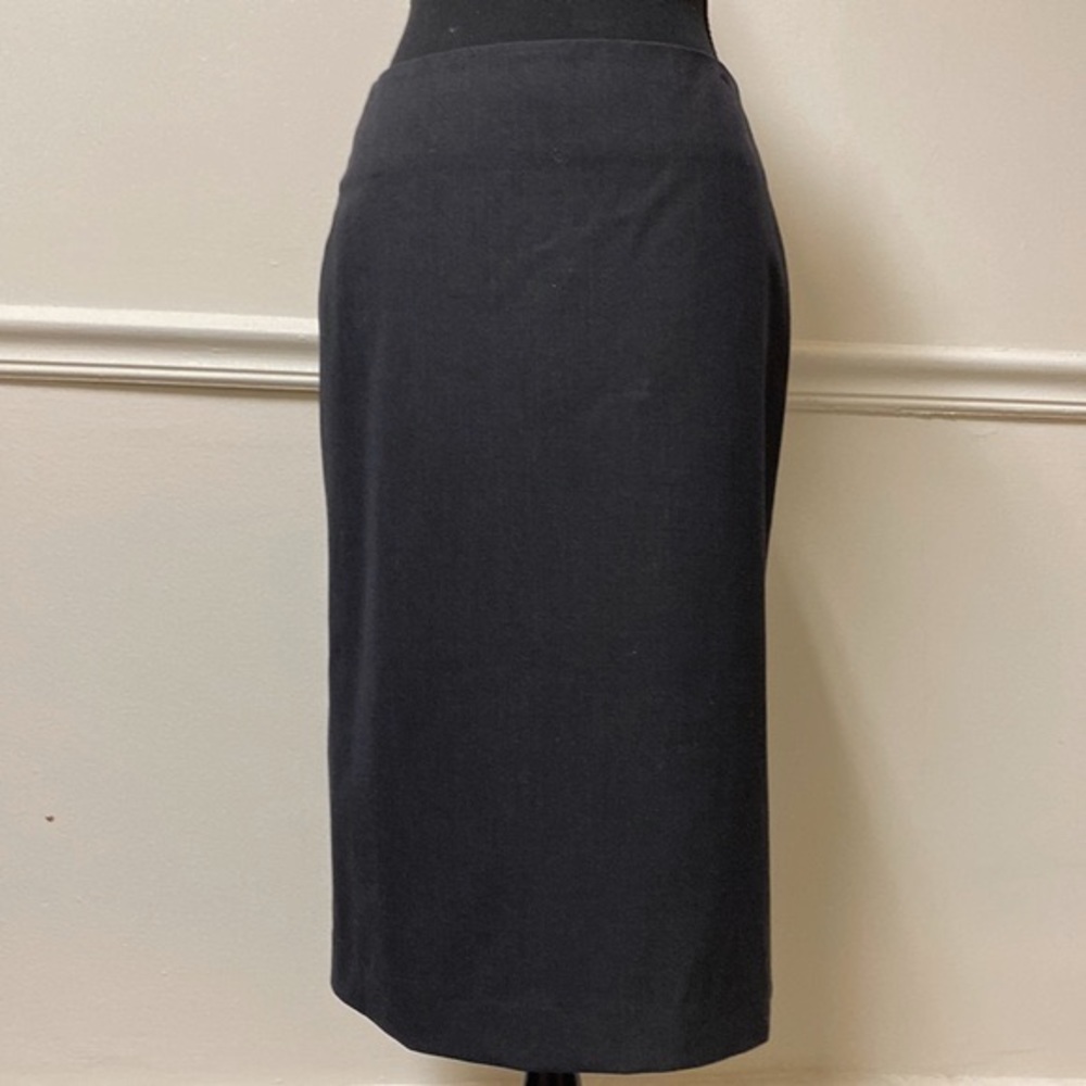 Banana Republic NWOT Dark Charcoal Midi Skirt